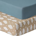 GUNTAIL Pack and Play Sheets Fitted, 2 Pack Pack n Play Sheets by GUNTAIL