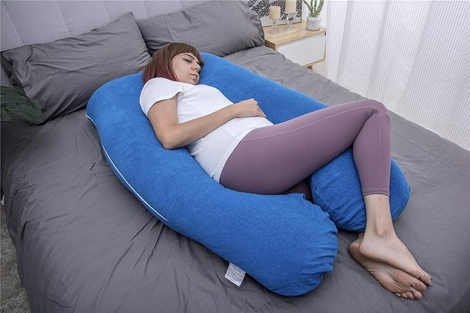 MOON PINE Pregnancy Pillow, U Shaped Full Body Pillow - Image 5