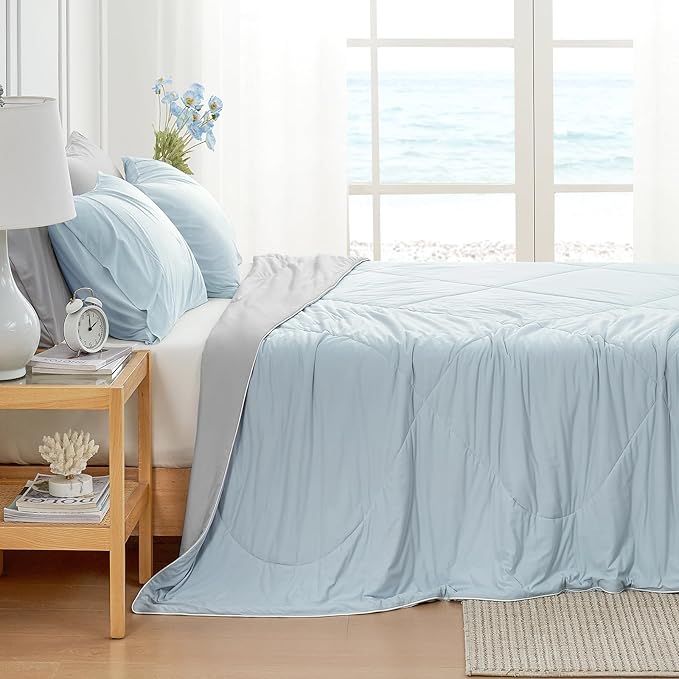 Cozy Bliss Cooling Comforter King Size, Cooling Blankets - Image 4