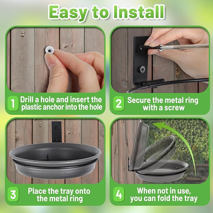 Fence Bird Feeders Tray - Image 7