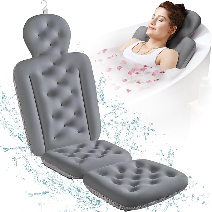 Full Body Bath Pillow for Bathtub, Thick Bathtub Cushion, Luxury Tub Pillow for - Image 7