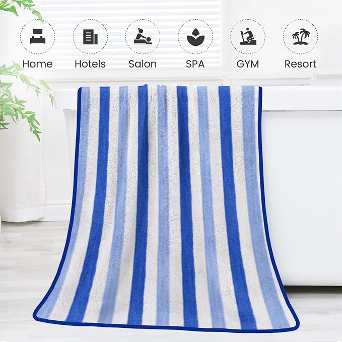JML Bath Towels, Large Microfiber Towel Set, Ultra Soft, Super Absorbent - Image 7