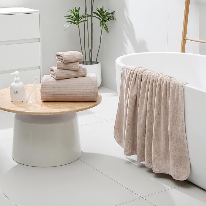 YTYC 39x78 Bath Sheets Extra Large Bath Towels Set - Image 2