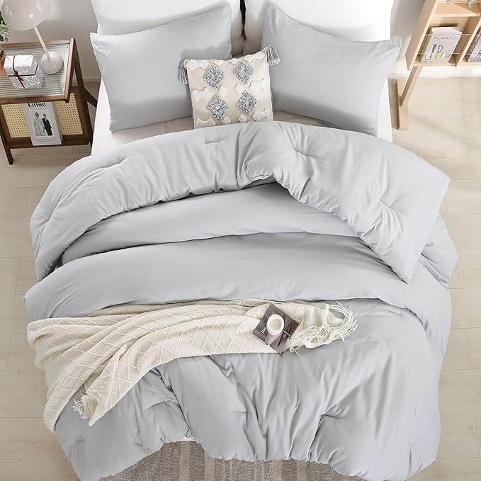 weigelia Grey Queen Comforter Sets - Image 5