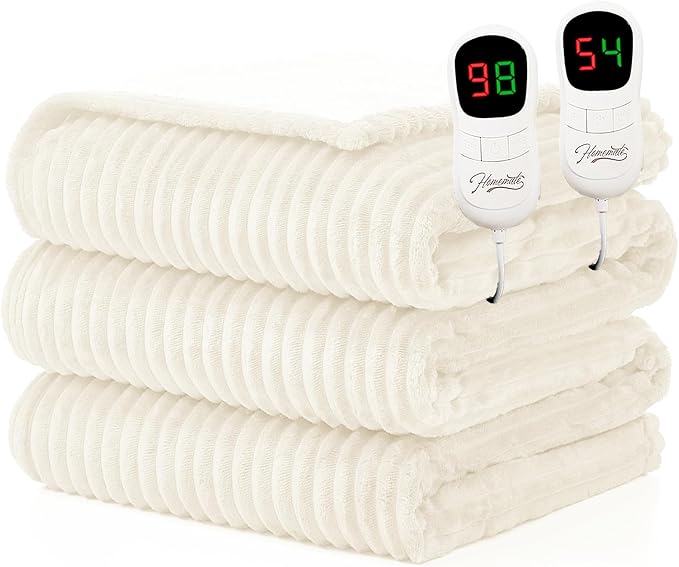 Homemate Electric Heated Blanket Queen Size by Homemate