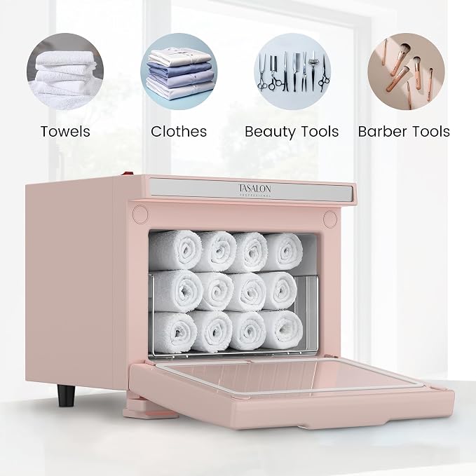 TASALON 8L Towel Warmer Hot Cabinet Box, Aluminum Inner Chamber, Removable Tray - Image 3