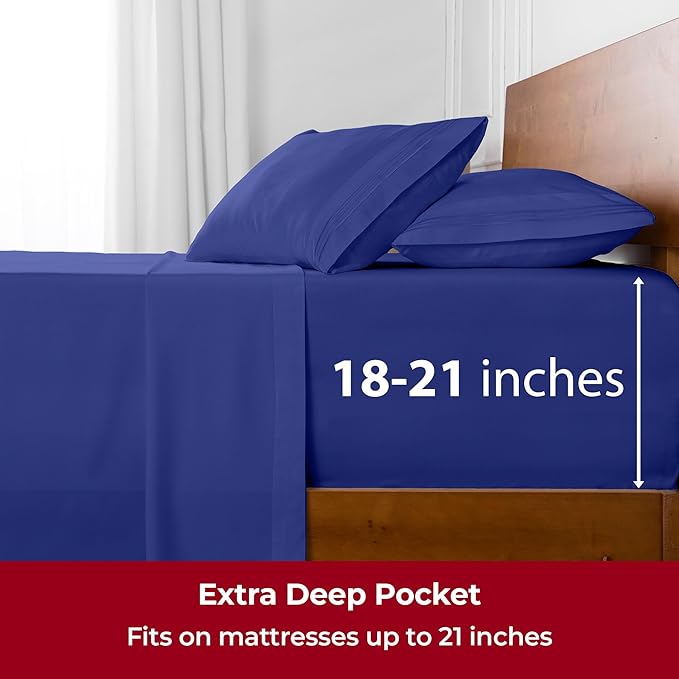 Mellanni Extra Deep Twin XL Sheets - Image 6