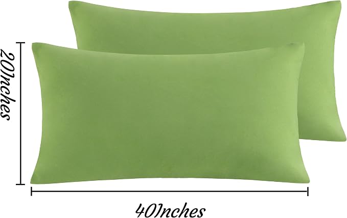 NTBAY King Pillow Cases Set of 2, 2 Pack Brushed Microfiber 20x40 Pillow Cases - Image 3