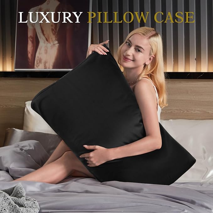 Cooling Contour Pillowcase- Rayon Derived from Bamboo Pillow Case Cover - Image 6