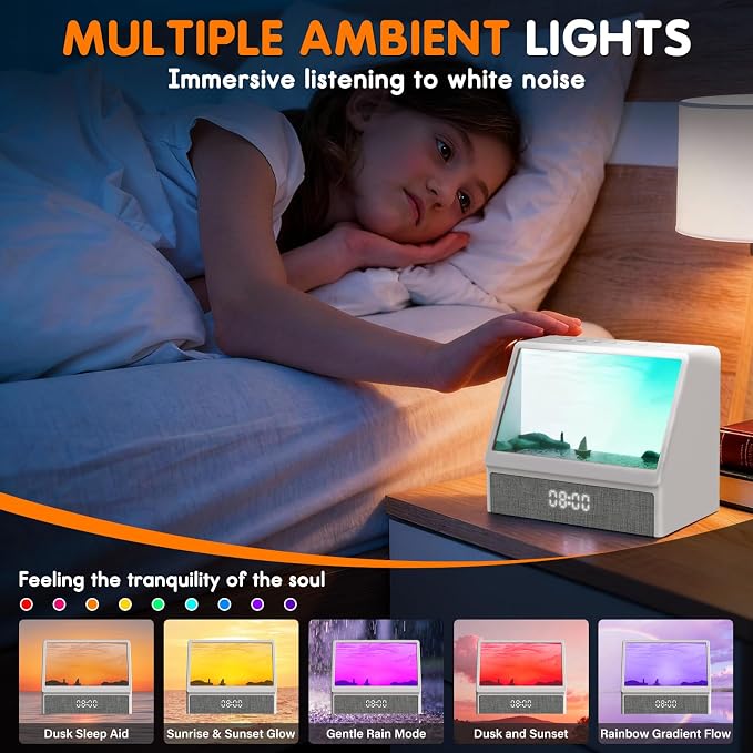 Sunrise Alarm Clock, Wake Up Light Sunlight Alarm Clock - Image 4