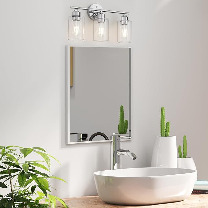 Espird Bathroom Vanity Light Fixtures Polished Chrome Bathroom Lighting Fixture - Image 6