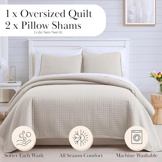 Southshore Fine Living, Inc. King Quilt Bedding Set, Quilted Comforter - Image 2