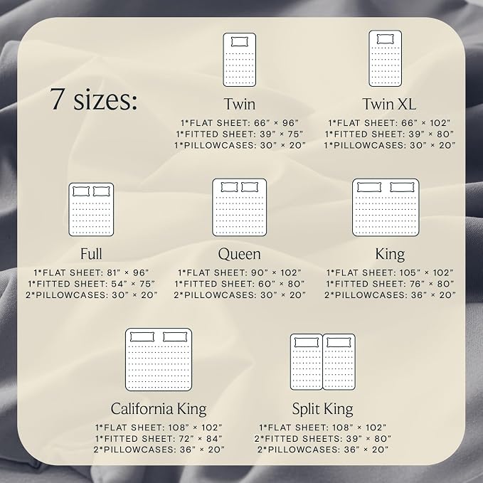 LuxClub 4 PC Full Sheet Set, Deep Pockets Wrinkle Free Cooling Bed Sheets Hotel - Image 4