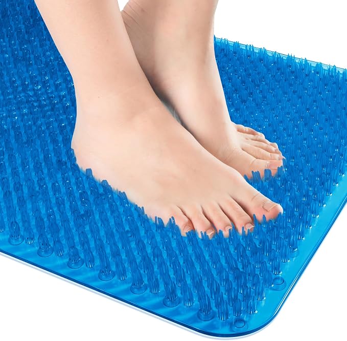OTHWAY Non Slip Grassy Bathtub Mat : 25.6X13.4 inches Sturdy But Soft Bath by OTHWAY