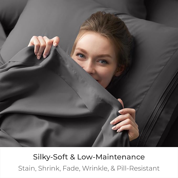 Mellanni California King Size Flat Sheet - Image 5