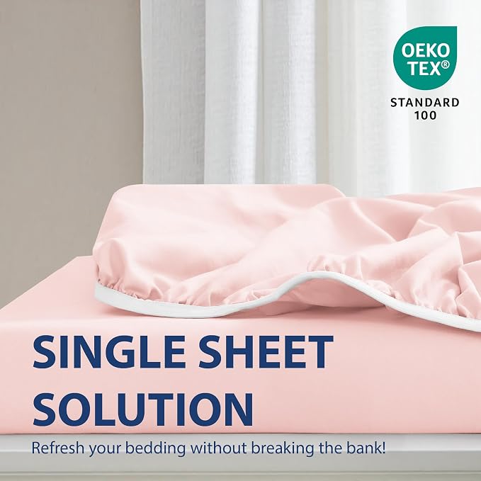 Cathay Home Full Fitted Sheet - Image 2