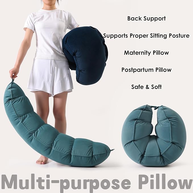 Peallow – Long Round Body Pillow - Image 7