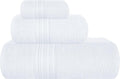 BOUTIQUO Ultra Soft 3 Pack Cotton Towel Set, Contains a Bath Towels 28x55 inch by BOUTIQUO