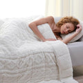 Cottonblue Jacquard Sherpa Weighted Blanket 20lbs by Cottonblue