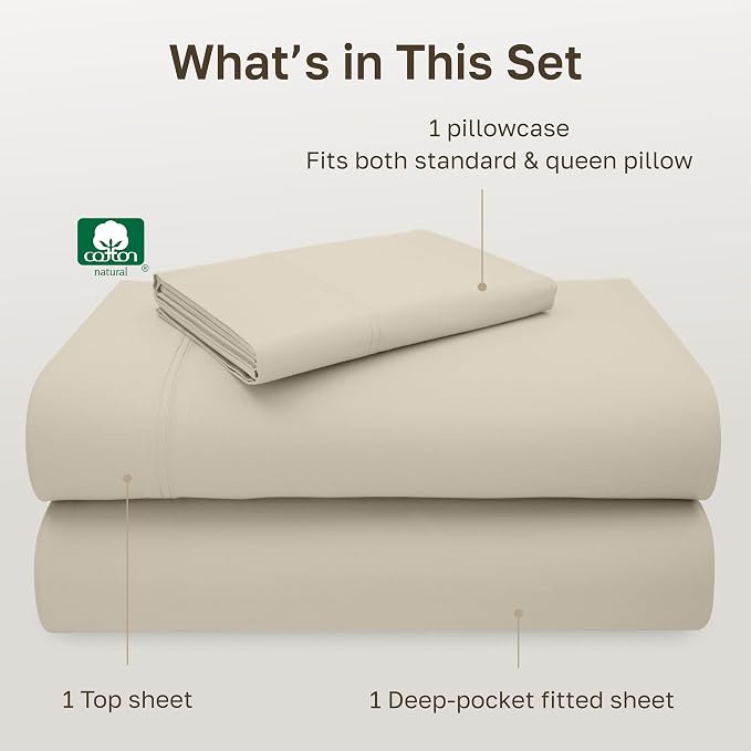California Design Den Twin Sheets Set - Image 4
