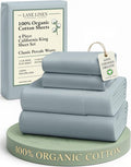 LANE LINEN Sheets for California King Size Bed- 4Pc 100% Organic Cotton Cal by LaneLinen