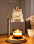 Innqoo Wood Color& Clear Candle Warmer Lamp by Innqoo