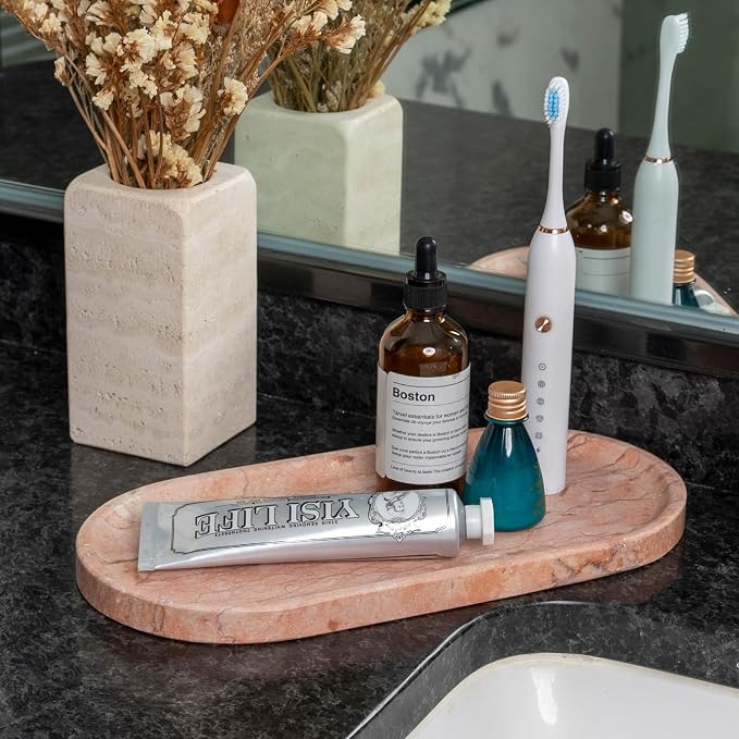 Koville Norway Natural Marble Tray, Catchall Tray - Image 9