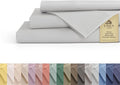 Linen Home 100% Cotton Percale Sheets Twin Size, Deep Pocket, 3 Pieces Set by LINENHOME