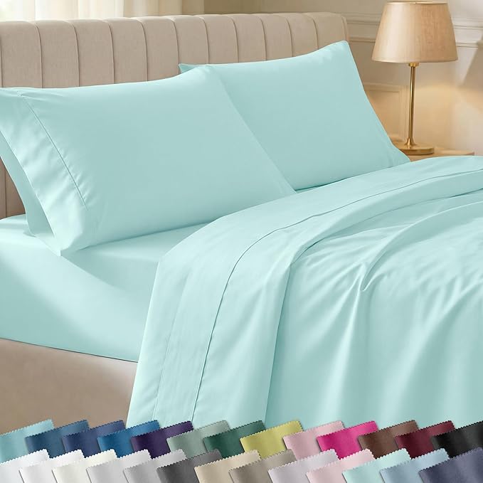 California Design Den Soft 100% Cotton Bed Sheets Full Size Set, 400 Thread by CaliforniaDesignDen