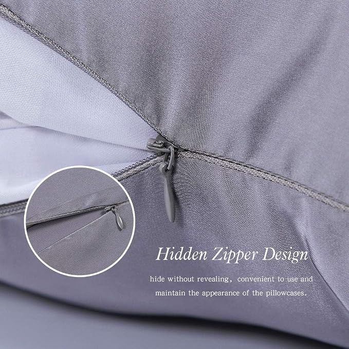 Jocoku 100% Mulberry Silk Pillowcases Set of 2 - Image 6