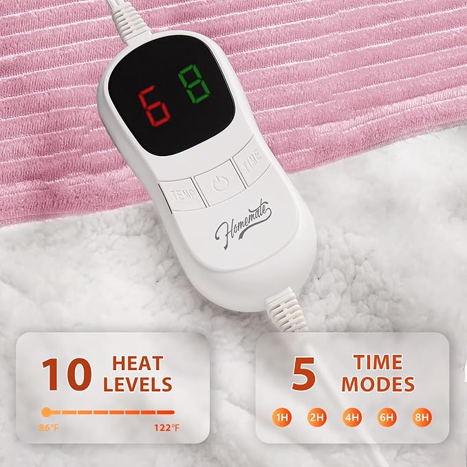 Homemate Heated Blanket Electric Throw - Image 3