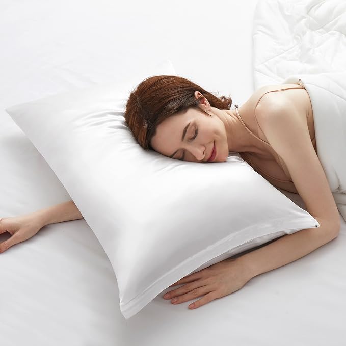 Satin Pillowcases with Zipper （20x36）, King Size Pillowcases Set of 2 - Image 6
