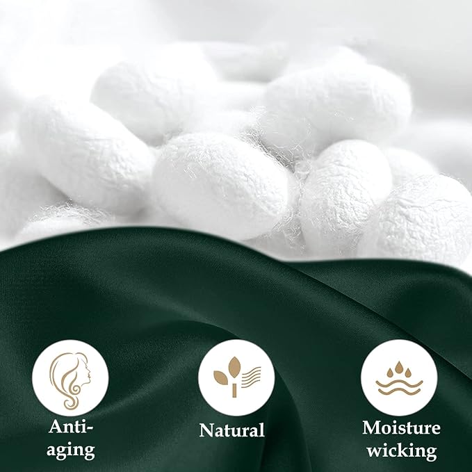 INSSL Silk Pillowcase for Women, Mulberry Silk Pillowcase for Hair and Skin and - Image 4