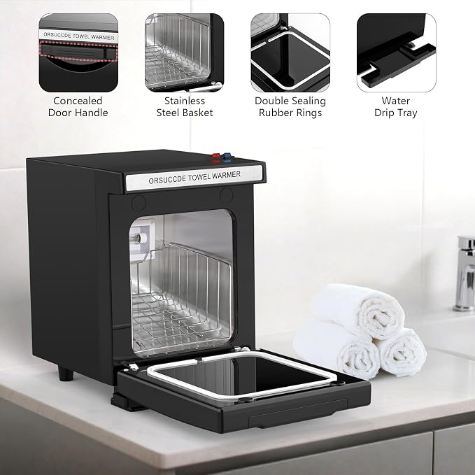 Hot Towel Warmer for Spa, Small Towel Warmer for Esthetician, Mini Towel Warmer - Image 5