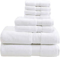 Madison Park 800GSM Bathroom Towel Set of 8 100% Cotton Bath Towel Set by MADISONPARK