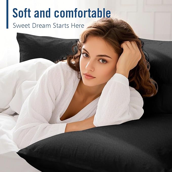 Piwaal Luxury Hotel Pillows for Sleeping 4 Pack, Bed Pillows Queen Size Set of 4 - Image 4