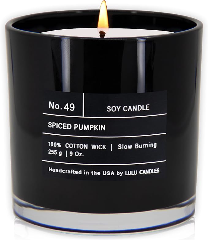 Lulu Candles | Spiced Pumpkin | Smells Like Pumpkin & Chai | Luxury Scented Soy - Image 2