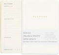 Productivity 3-month Planner Undated Daily Weekly Monthly Planner by Unknown