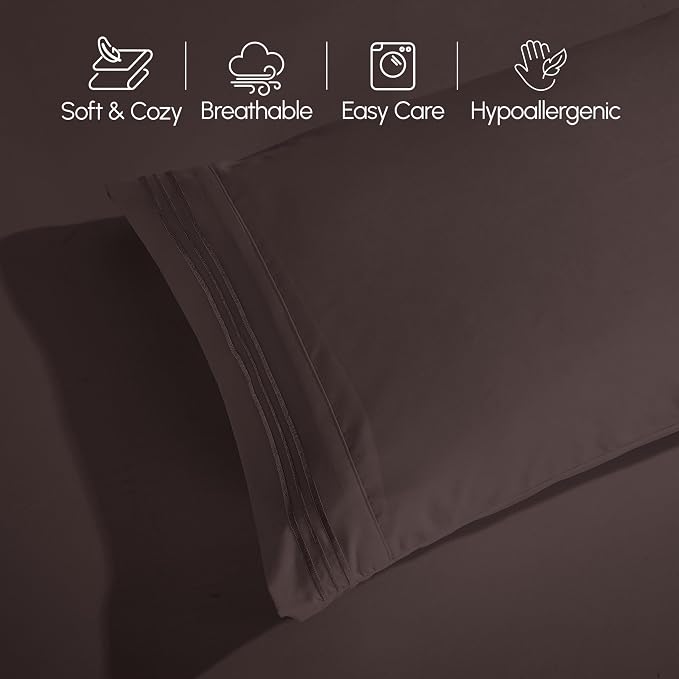 Elegant Comfort Luxurious 1500 Premium Hotel Quality Microfiber Three Line - Image 6