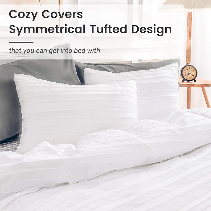 NEXHOME PRO Duvet Cover Full, Soft and Lightweight 100% Washed Microfiber - Image 8