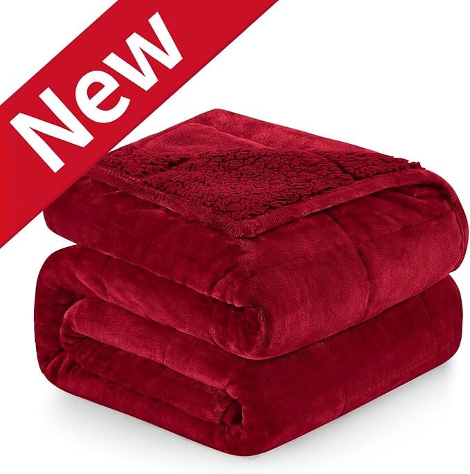 Cottonblue Sherpa Weighted Blanket - Image 9