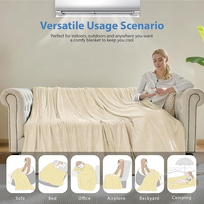OIGAE Cooling Blanket for Hot Sleepers - Image 5