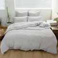 Simple&Opulence 100% Linen Duvet Cover Set 2pcs Basic Style Natural French by SimpleOpulence