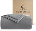 Cozy Bliss Cooling Comforter Cali King Size, Reversible Lightweight Cooling by CozyBliss