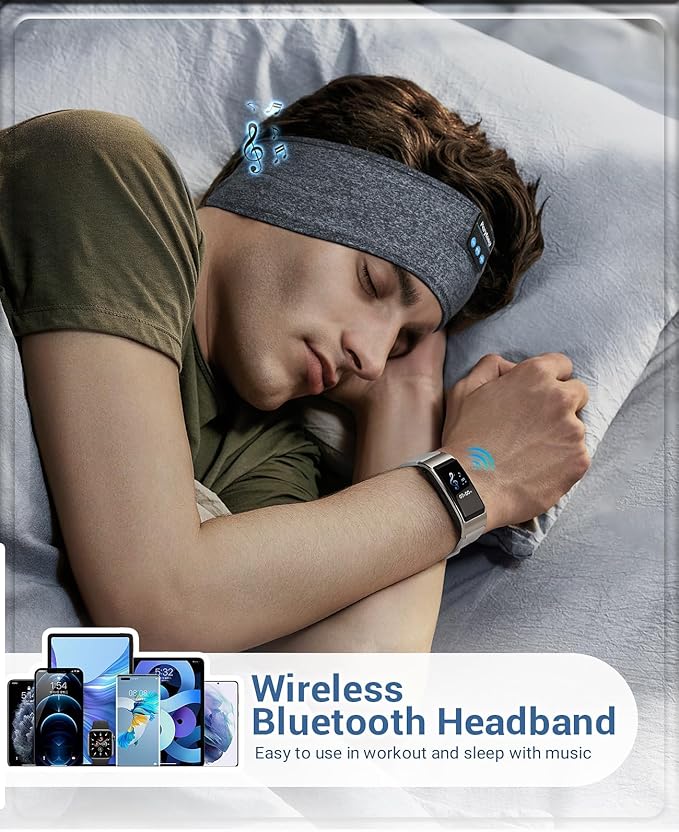 Perytong Sleep Headphones Wireless, Air Travel, Meditation - Image 7