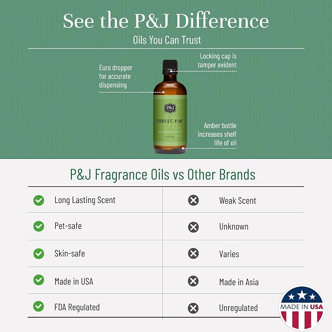 P&J Trading - Forest Pine Scented Oil 100ml - Fragrance Oil - Image 3