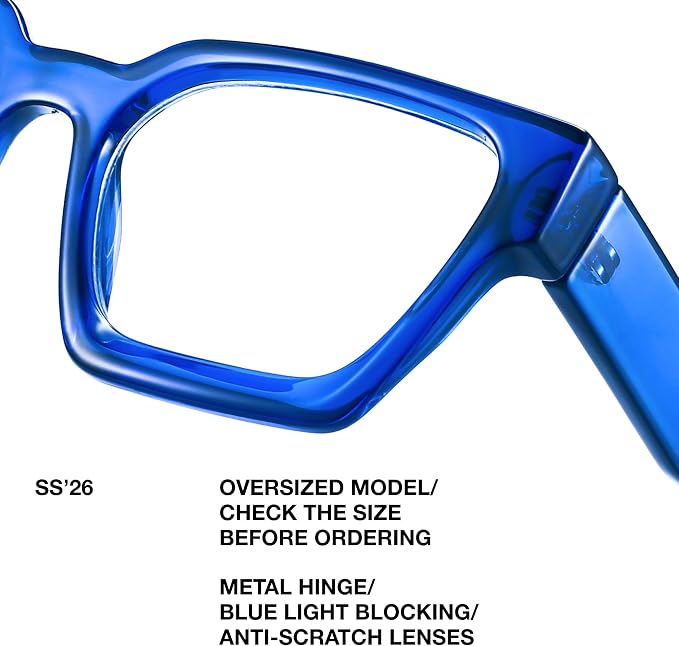 livho Oversized Eyewear Frame for Woman and Men - Image 3