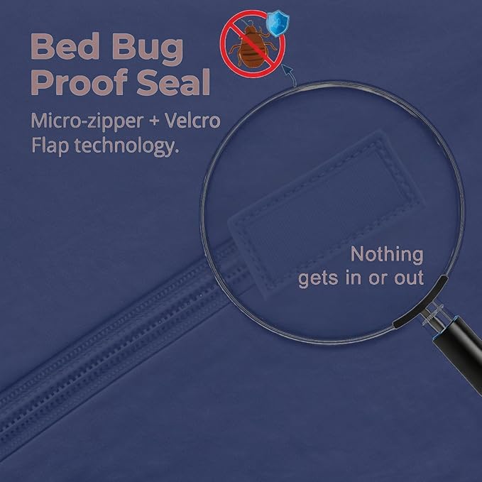Guardmax Jersey Knitted California King Zippered Mattress Encasement - Image 3