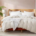 Nestl Off White Duvet Cover King Size by Nestl