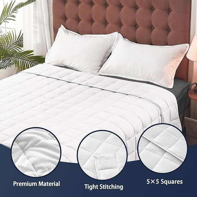 yescool Weighted Blanket for Adults Cooling Heavy Blanket for Sleeping Perfect - Image 6